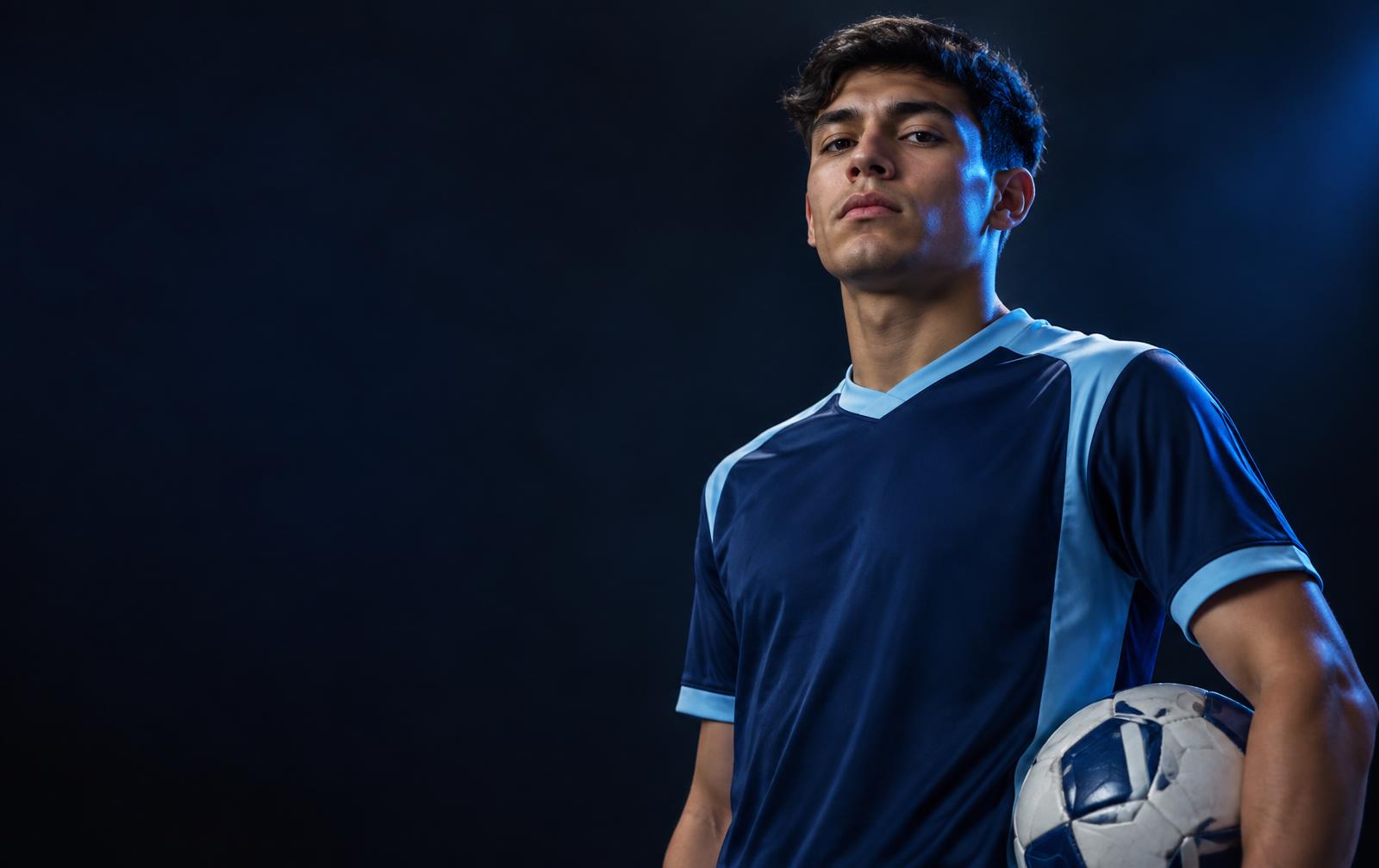 Hincha con camiseta de fútbol